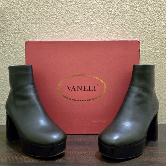 VANELi Women's Black Ankle‎ Boots Booties NEW Size 6.5 - Picture 3 of 8